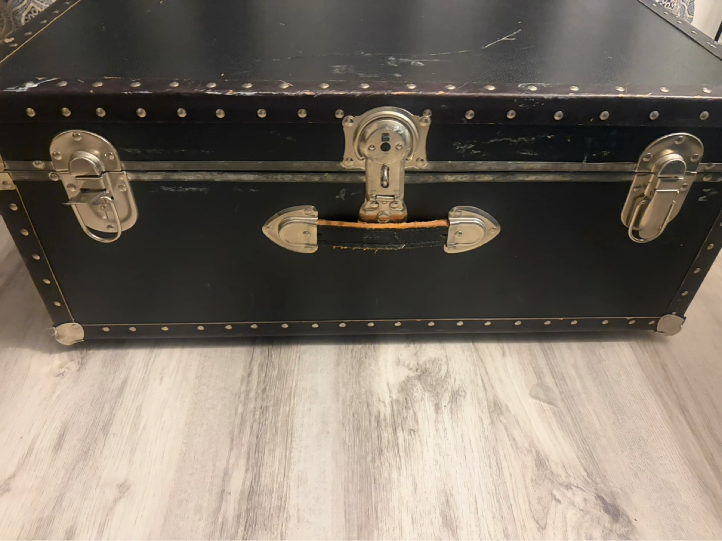 Vintage Black Trunk