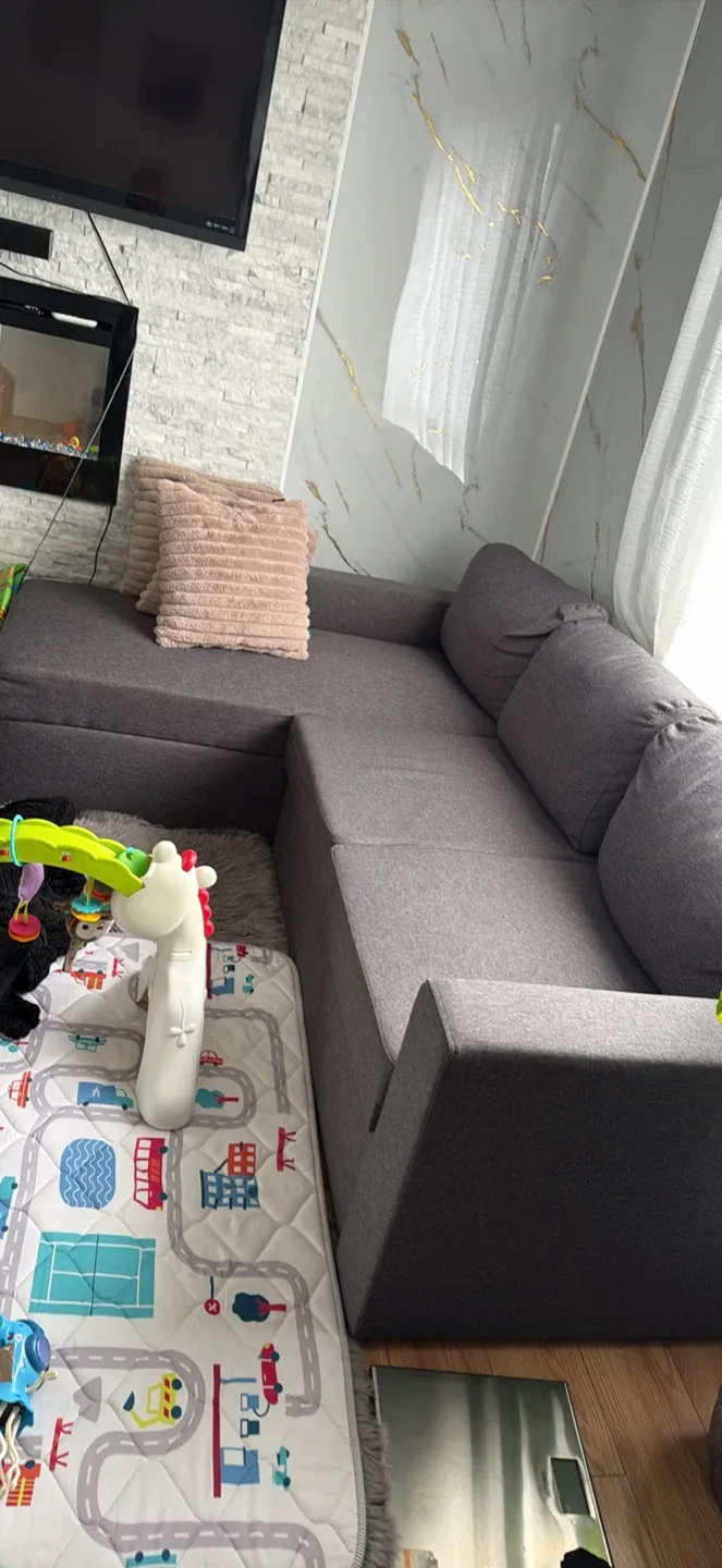 Grey Sectional Sofa - photo 2
