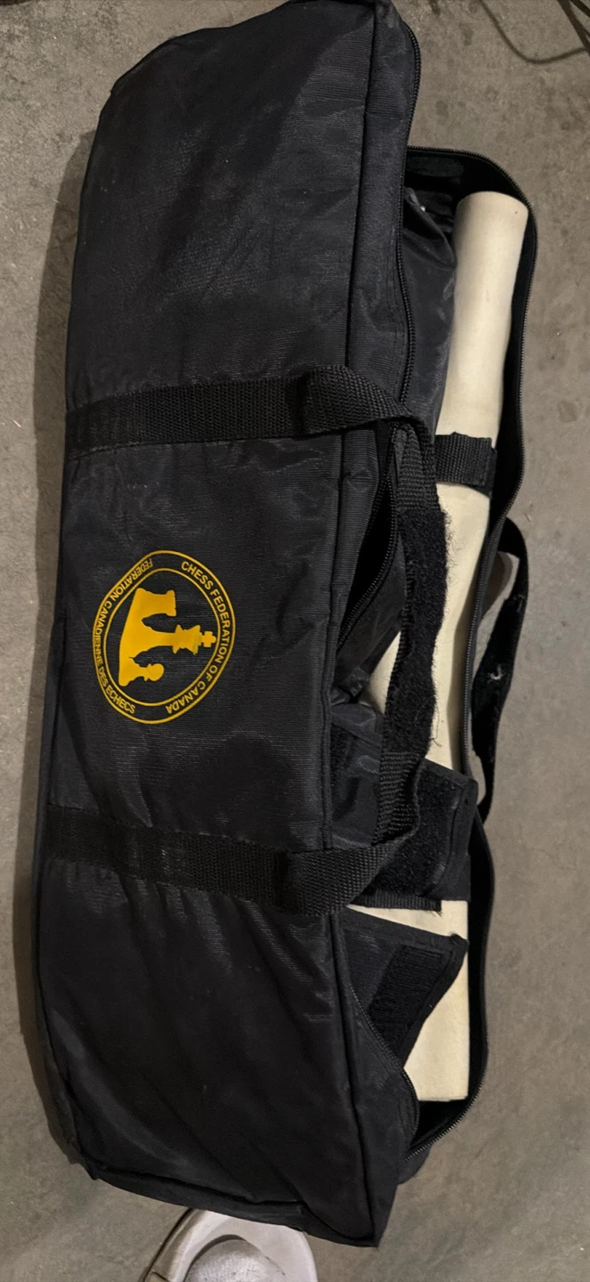 Chess Set with Clock and Bag - Chess Federation of Canada