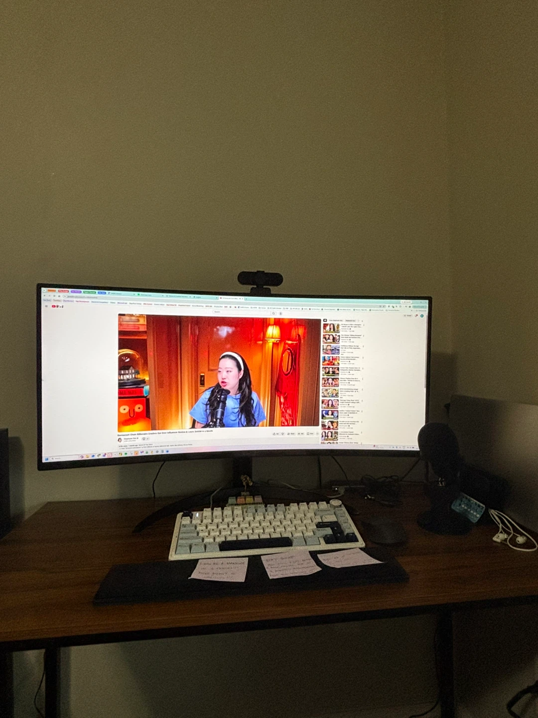 SHW Mission 40-Inch Home Office Computer Desk, Walnut - photo 3