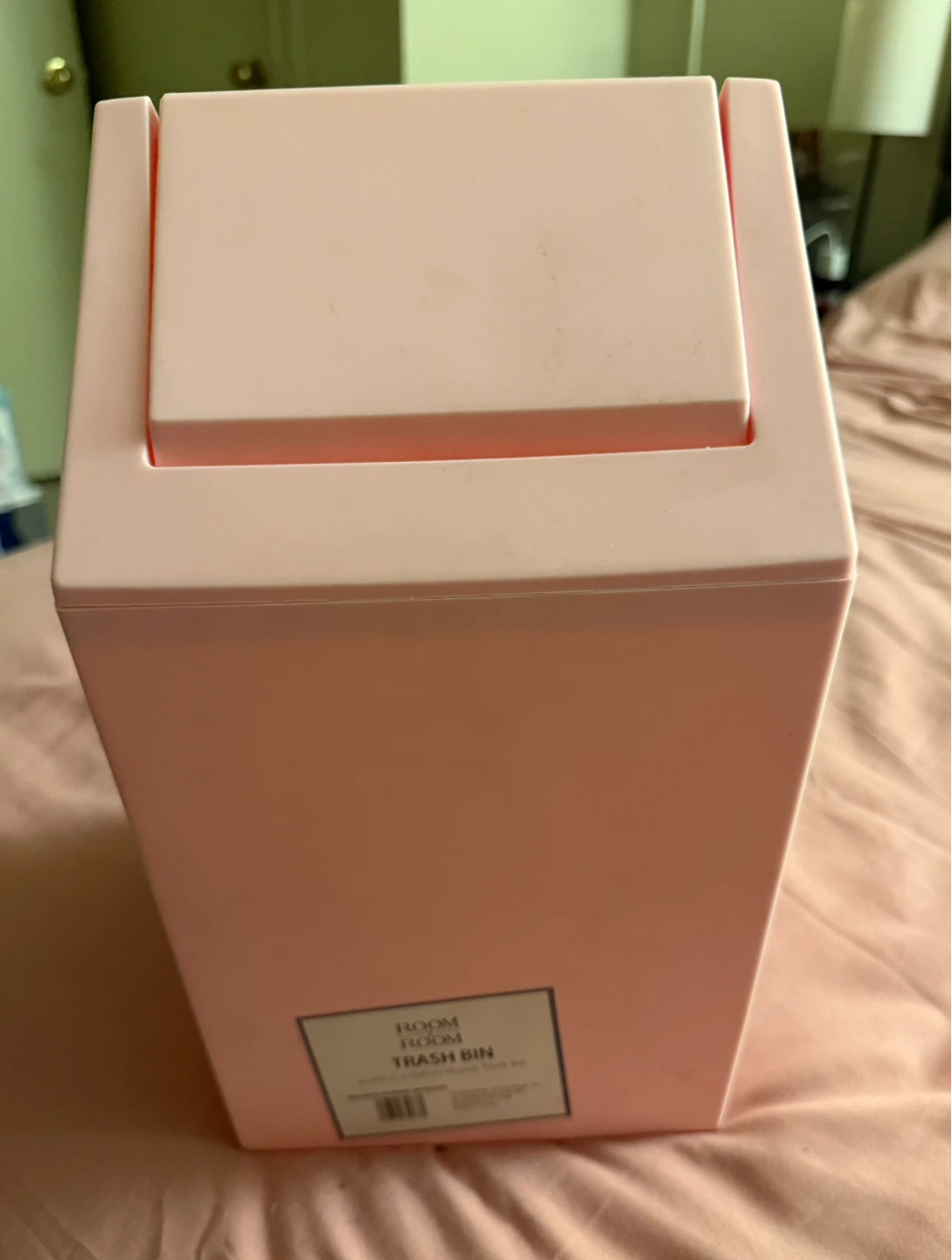Pink Room Room Trash Bin with Strawberry Design - photo 2