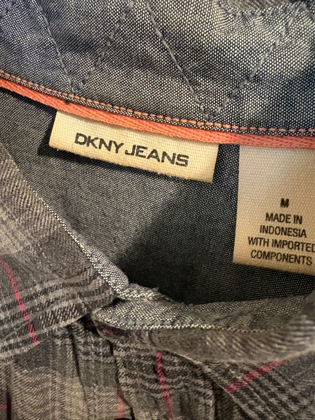 DKNY JEANS Plaid Flannel Long Sleeve Shirt - photo 3