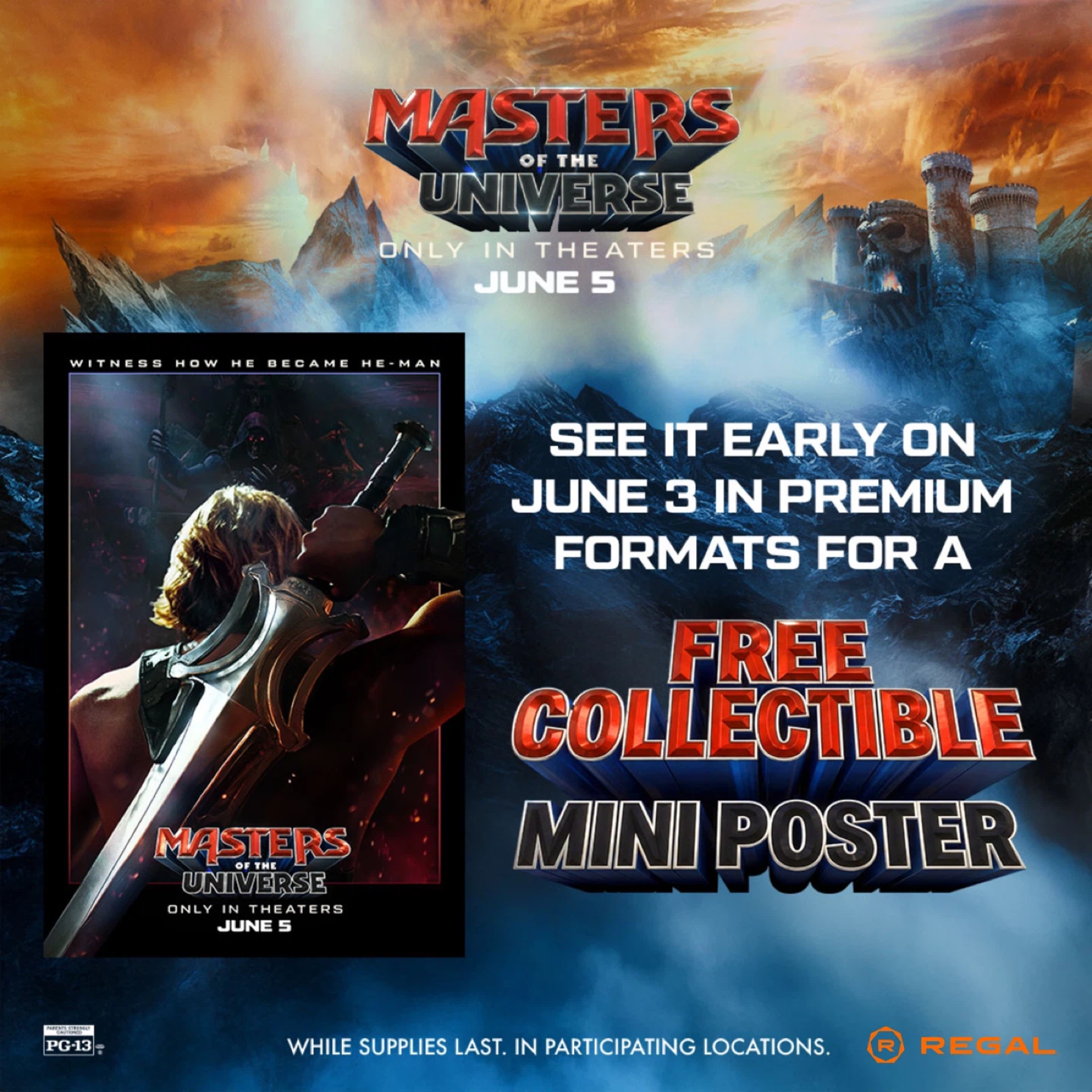 Masters of the Universe (Regal Exclusive) Mini Poster - photo 2