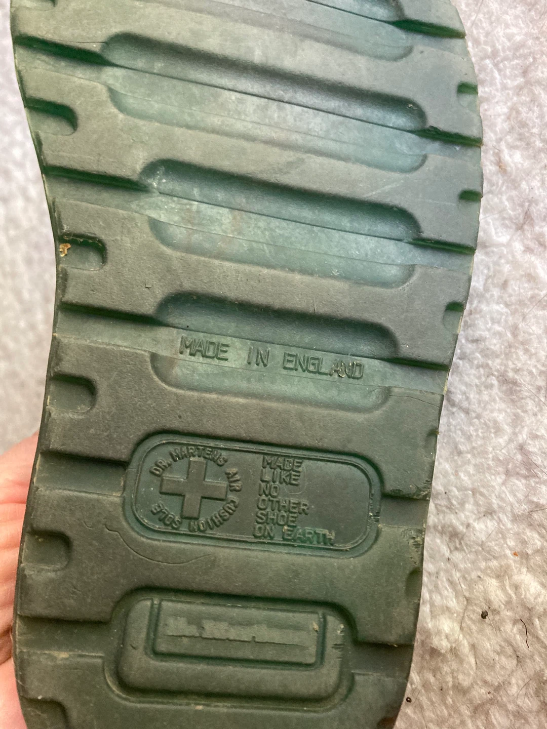 Dr. Martens Turquoise Leather Slides - photo 3