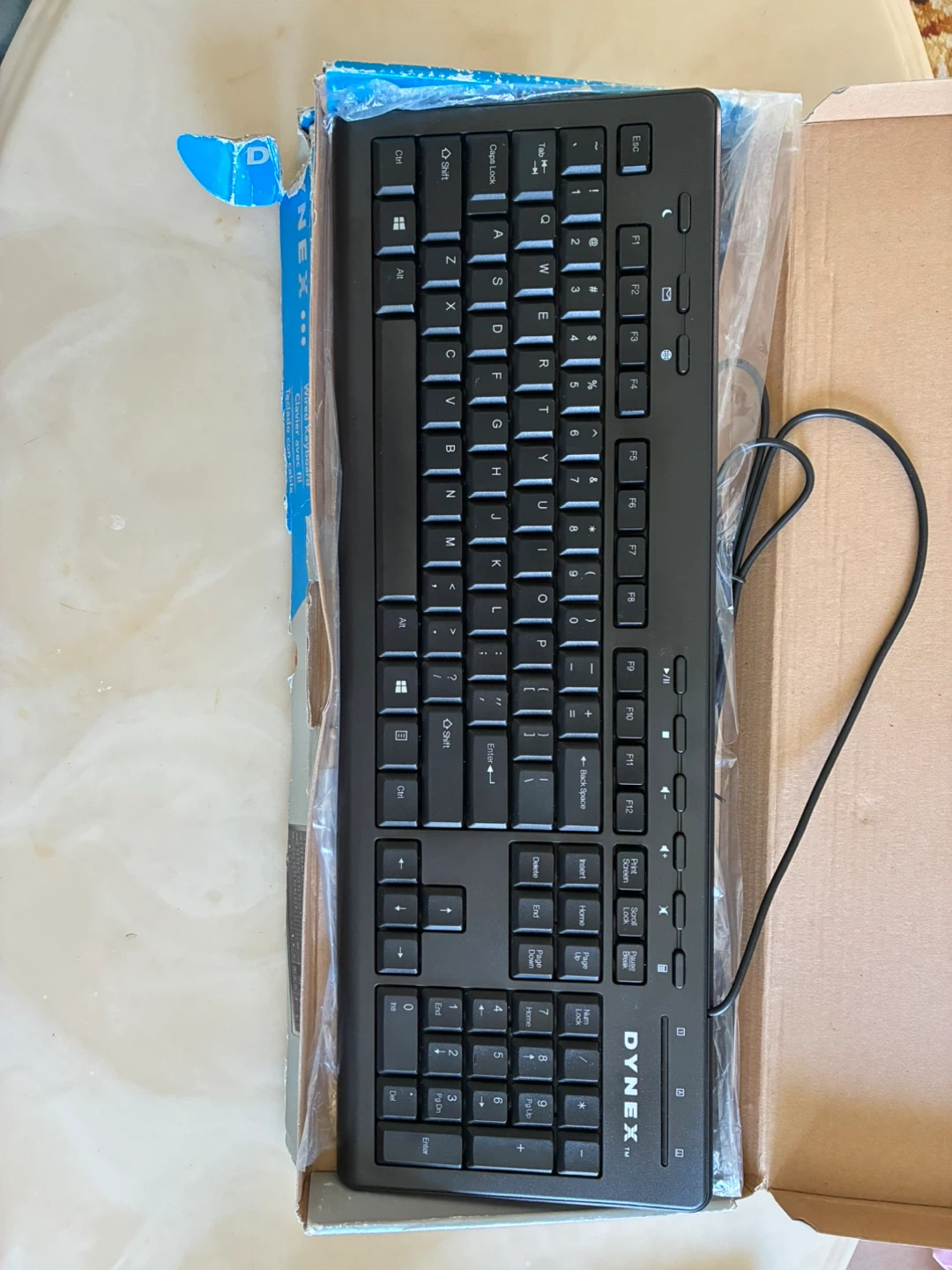 DYNEX wired computer keyboard model DX-WRK 1401 - photo 3