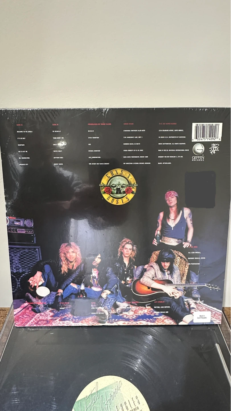 Guns N' Roses Appetite for Destruction Vinyl Record - photo 2