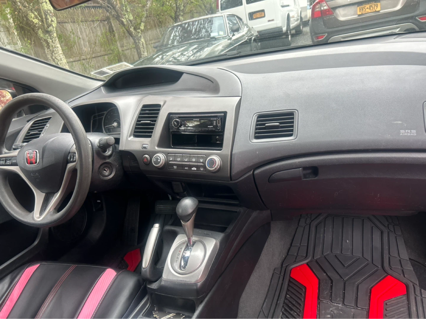 Red Honda Civic Coupe with Sunroof - photo 5