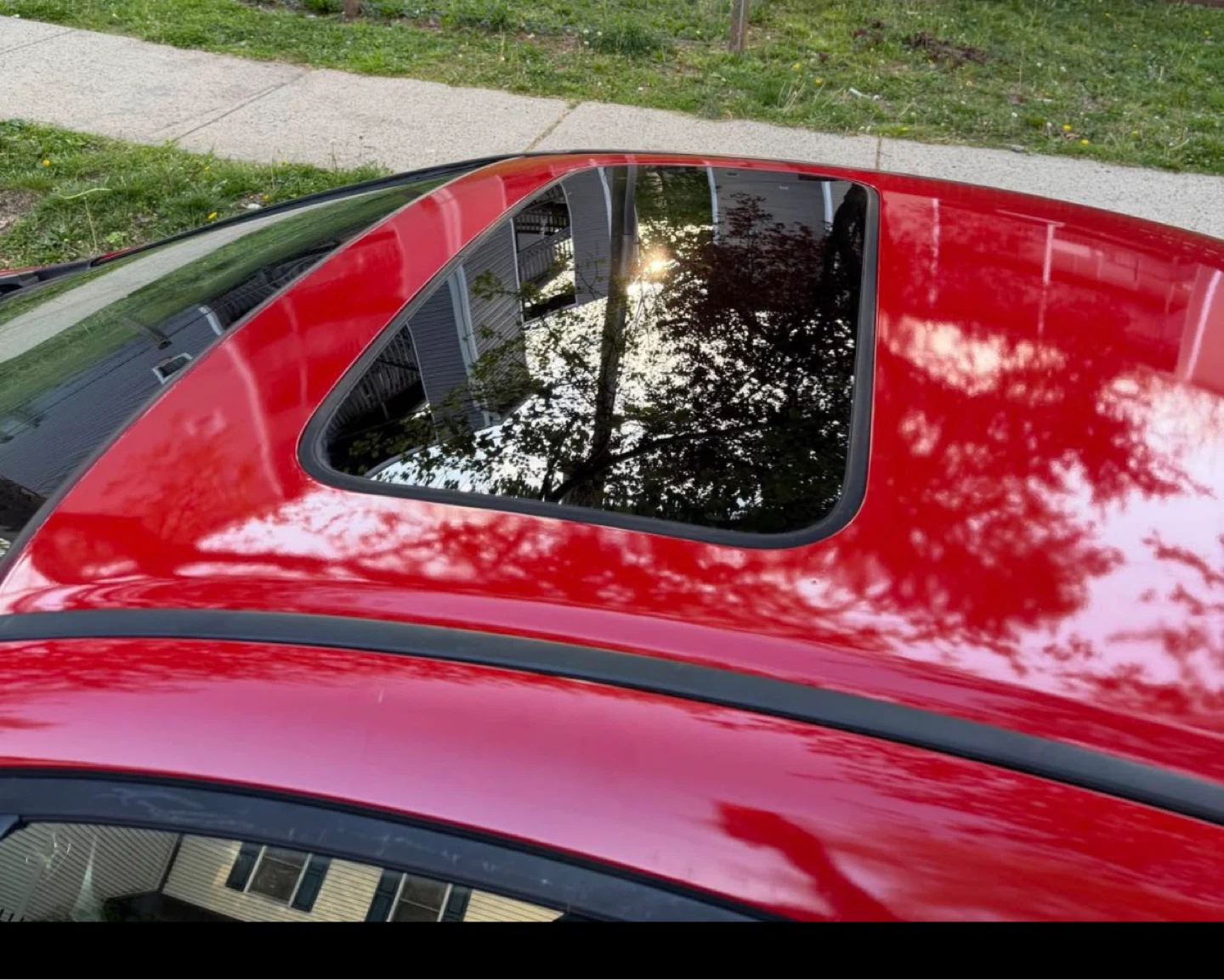 Red Honda Civic Coupe with Sunroof - photo 3