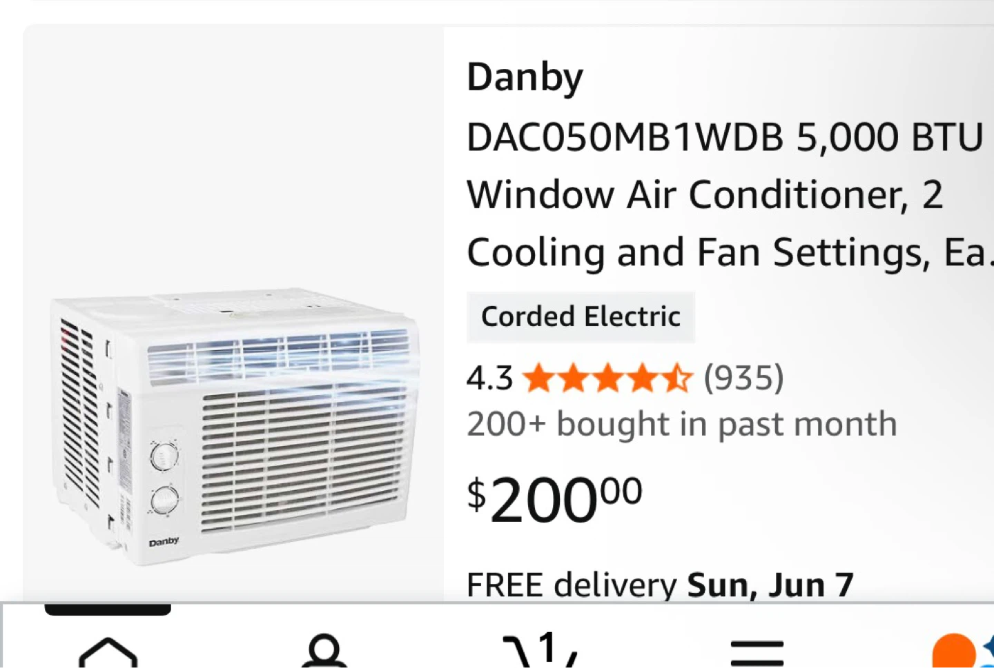 Danby Window Air Conditioner - photo 5