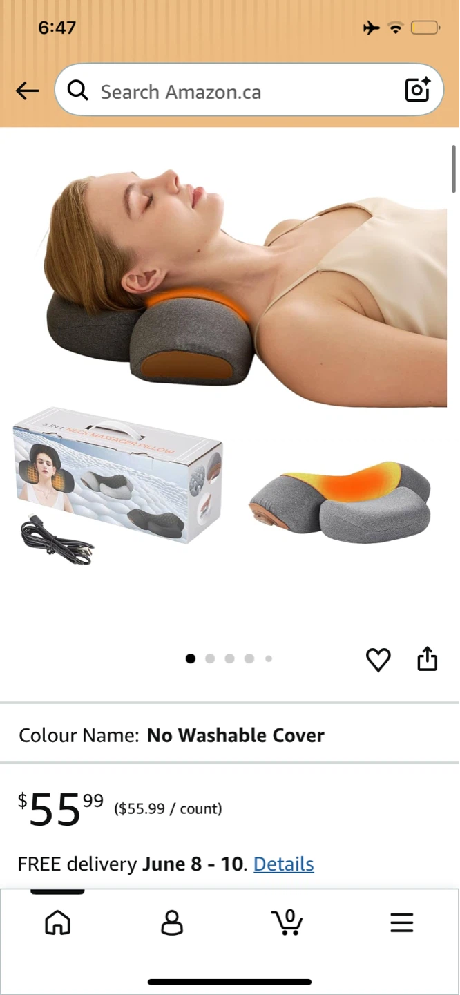 3 in 1 Neck Massager Pillow
