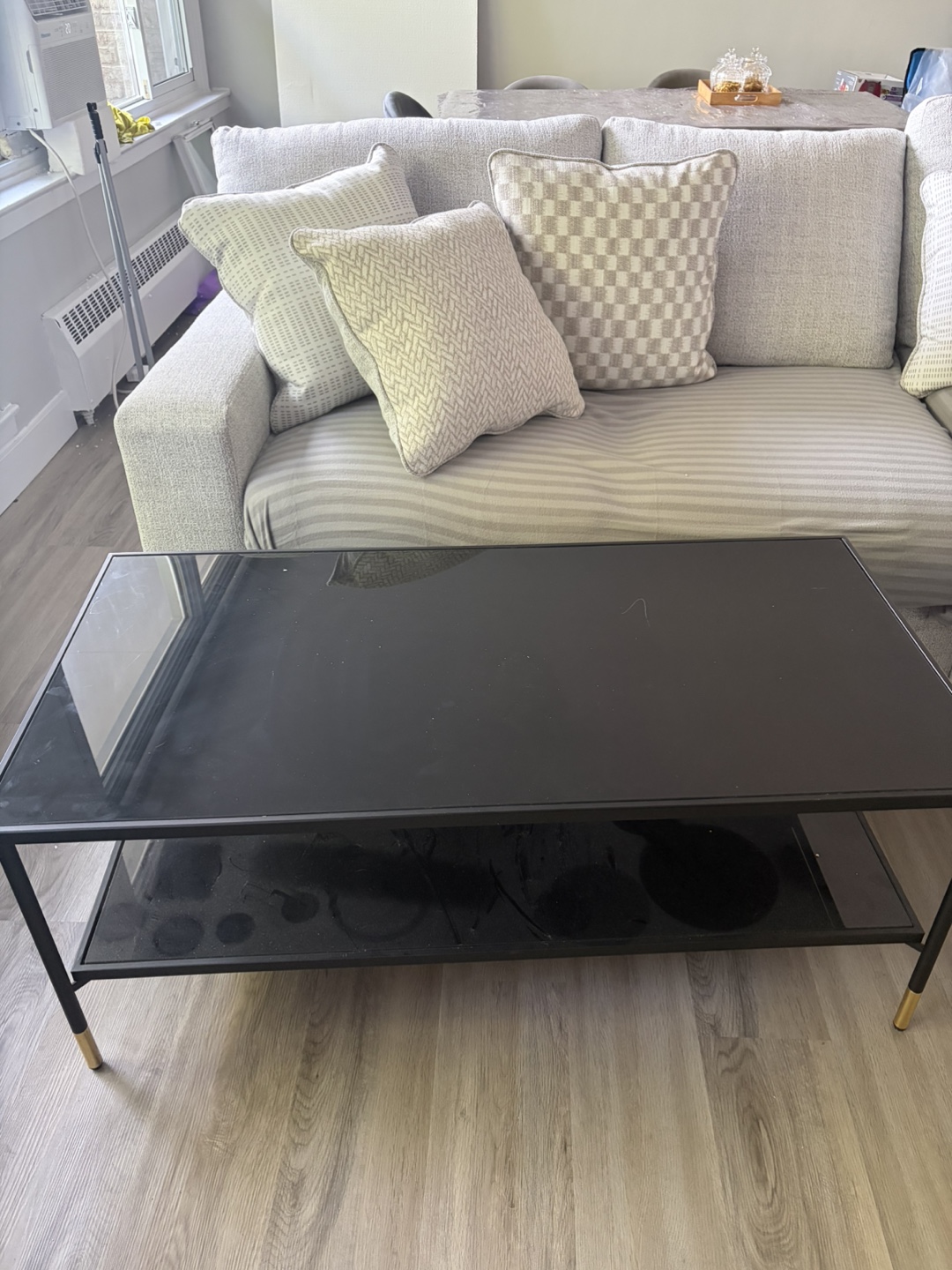 Black 2-Tier Coffee Table - photo 2