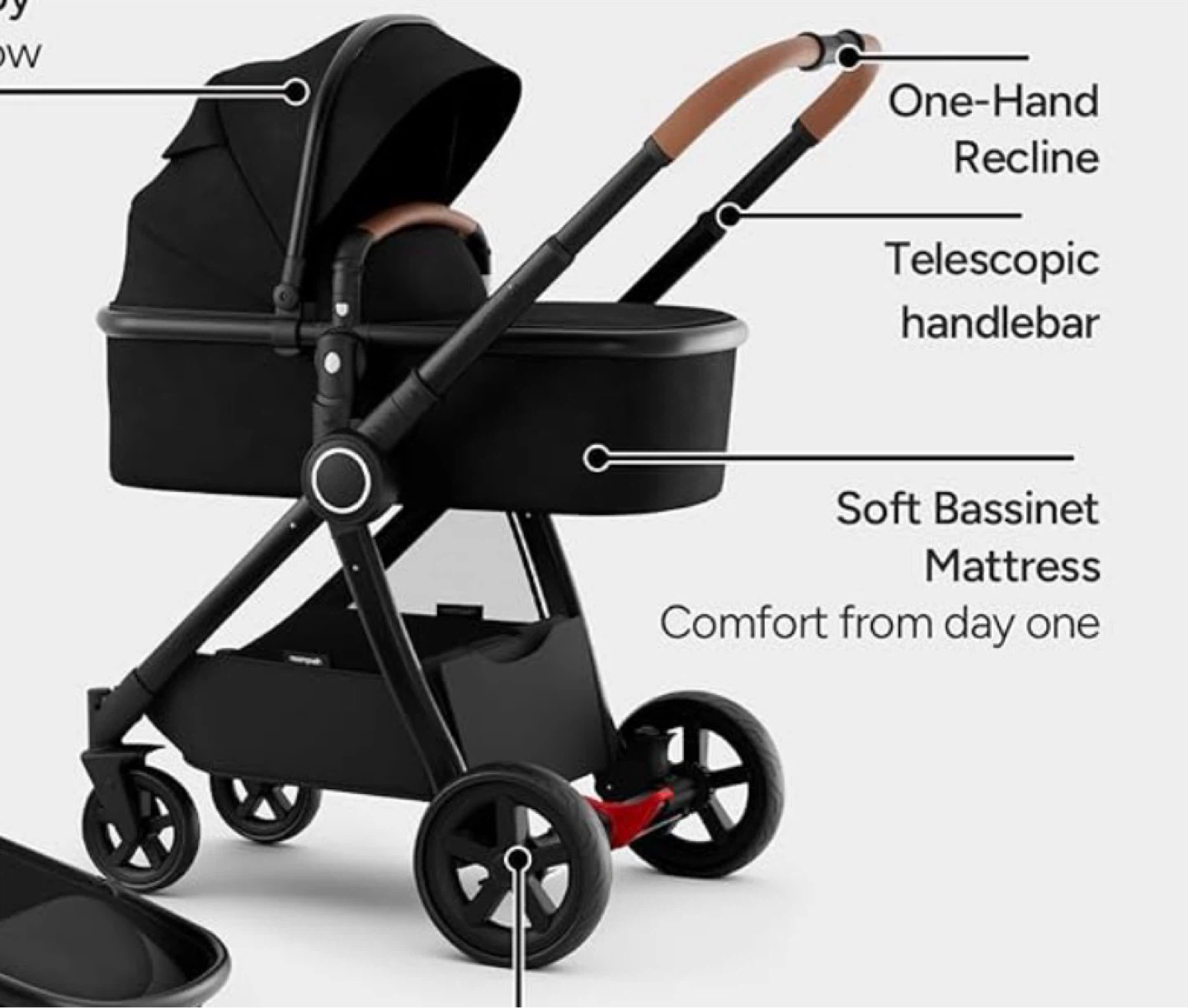 Black Bassinet Stroller - photo 4