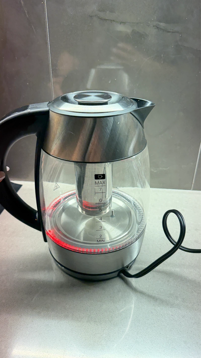 Glass Electric Kettle with Infuser - photo 2