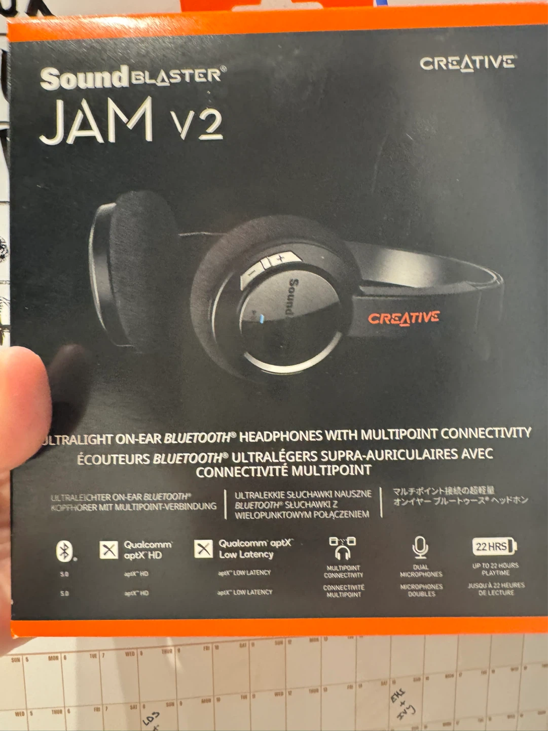 Creative Sound Blaster JAM v2 Bluetooth Headphones