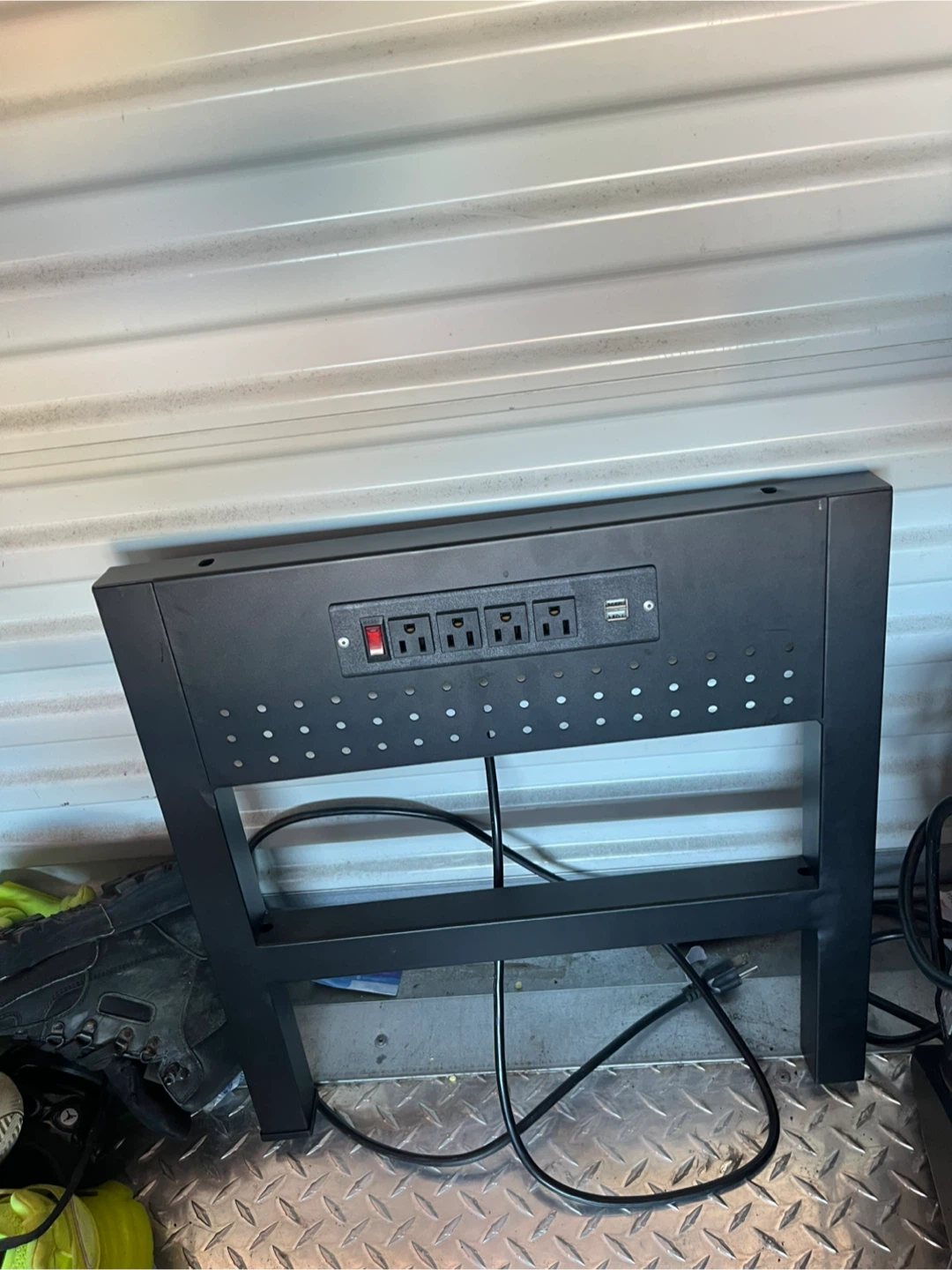 Adjustable Monitor Stand with Power Strip - photo 3