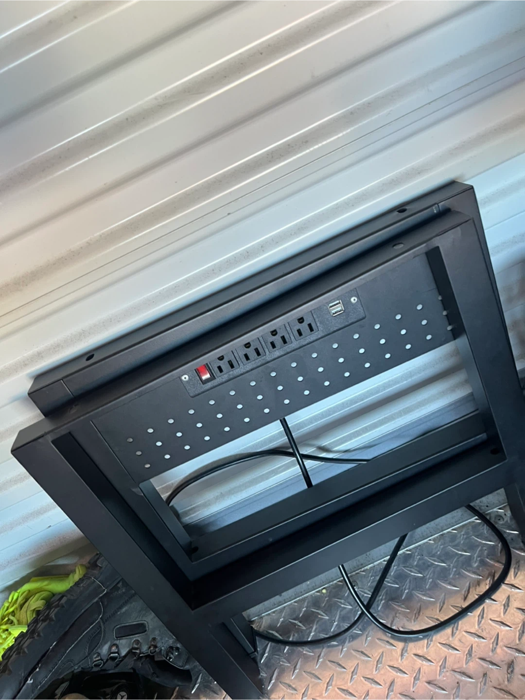 Adjustable Monitor Stand with Power Strip - photo 2