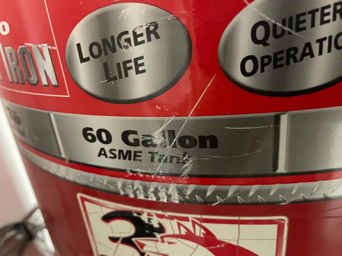 Husky 60 Gallon Air Compressor Tank