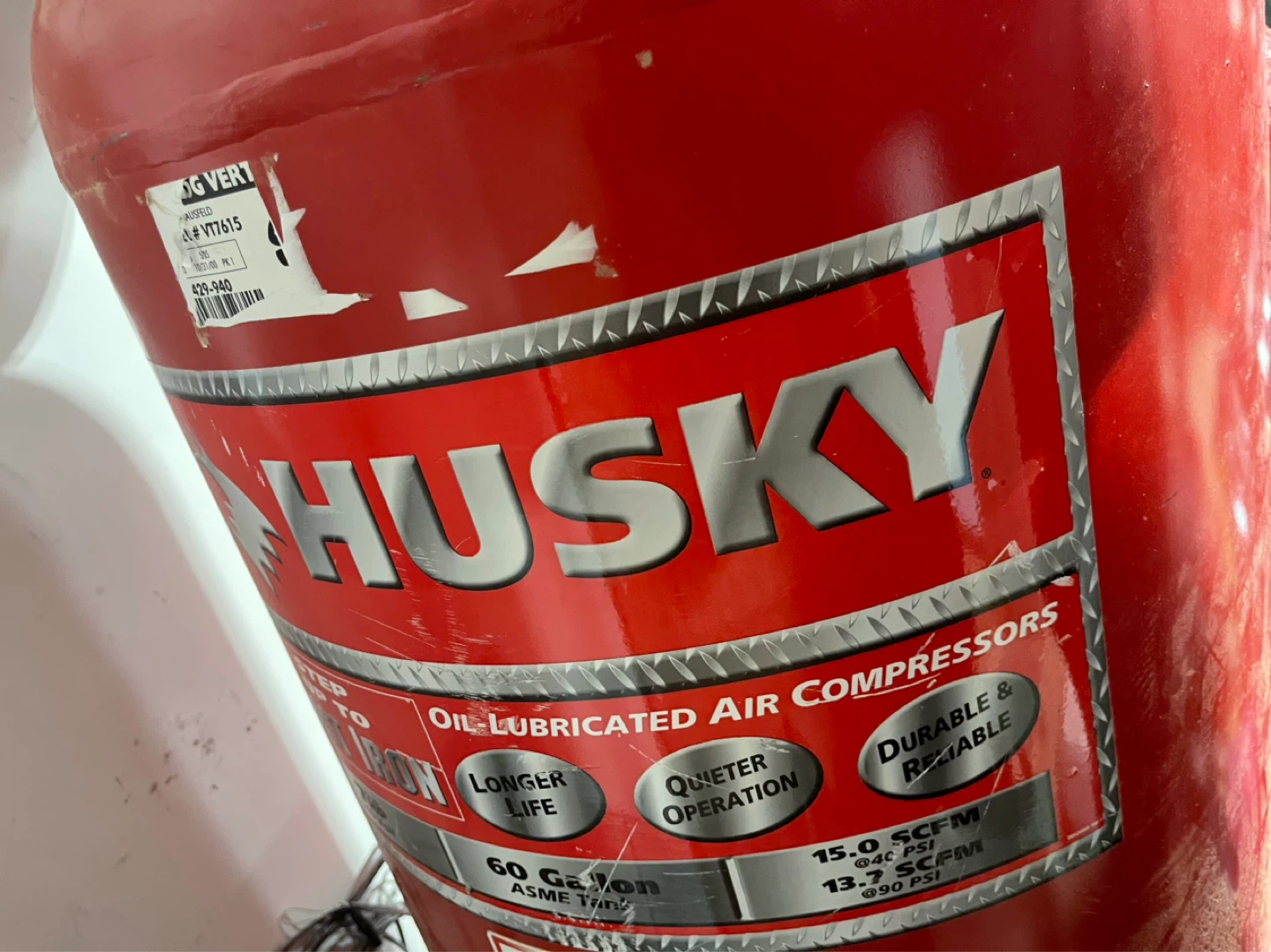 Husky 60 Gallon Air Compressor Tank - photo 3