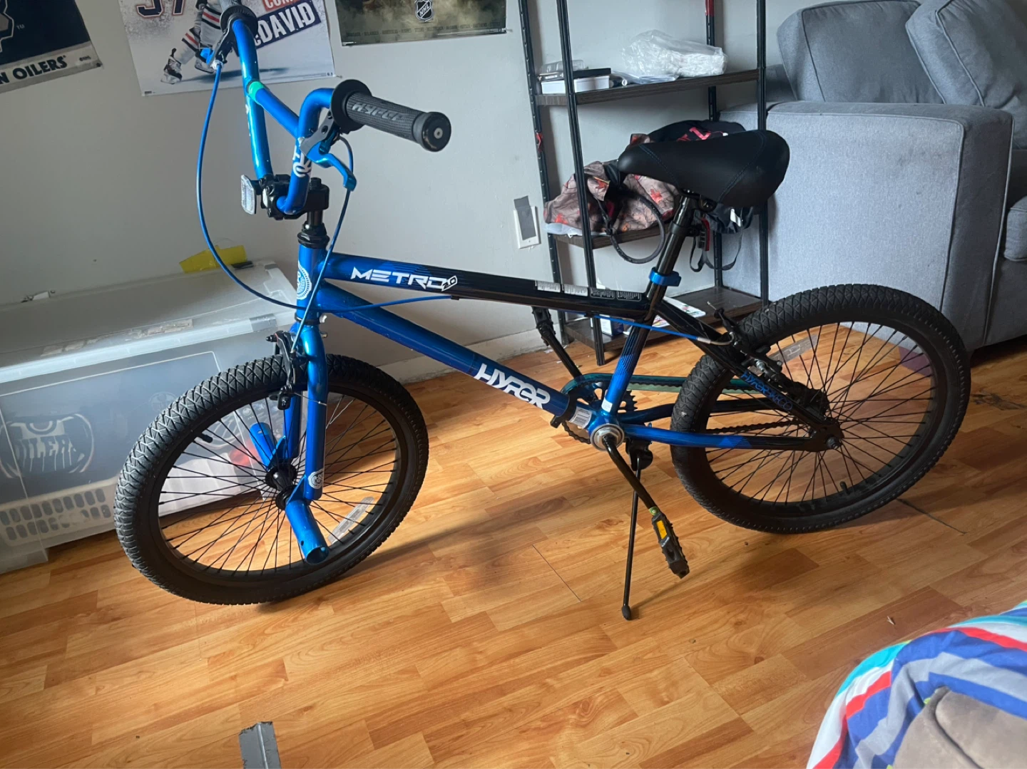 Blue Hyper Metro BMX Bike