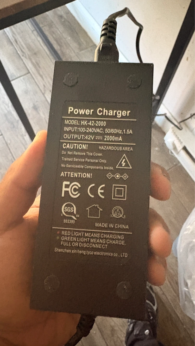Power Charger Model HK-42-2000 for electric scooters - photo 2