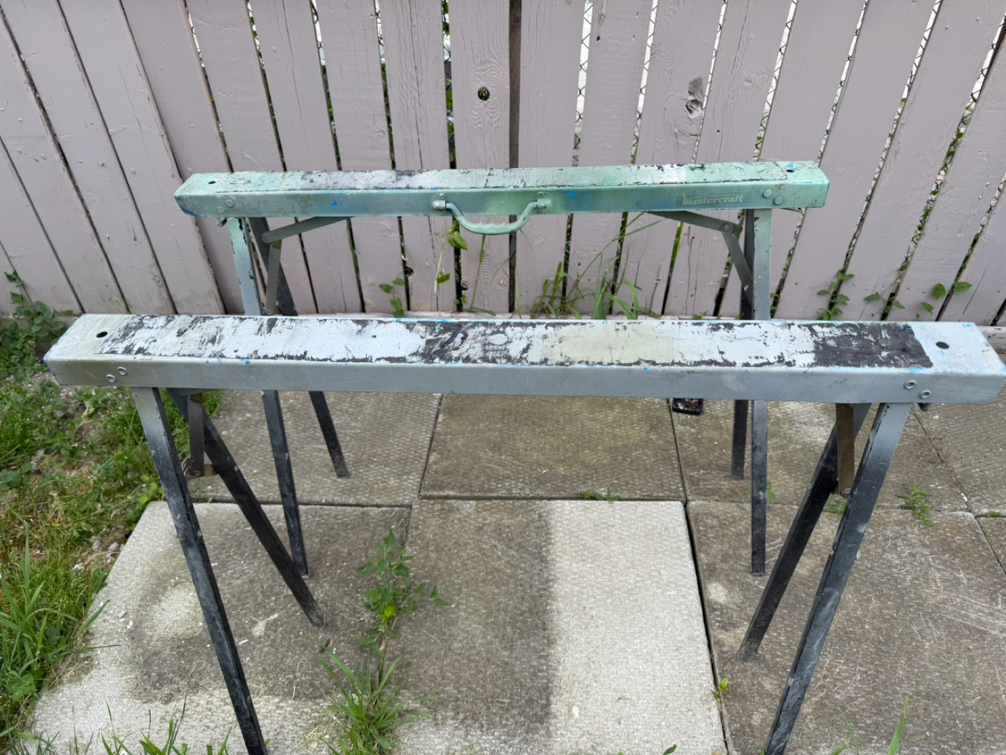 Pair of Metal Sawhorses- both for 20$ - photo 5