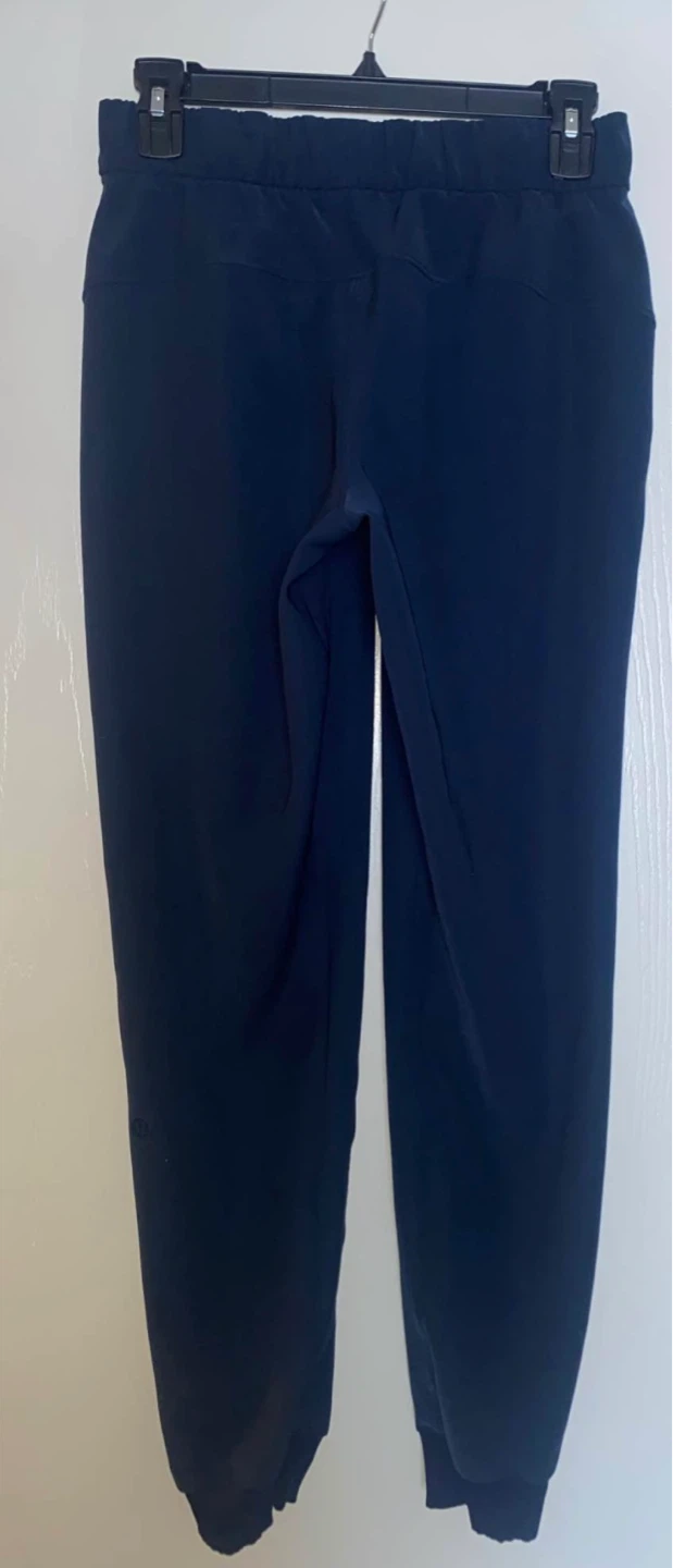 Black and Blue Lululemon Jogger Pants with Drawstring - photo 4