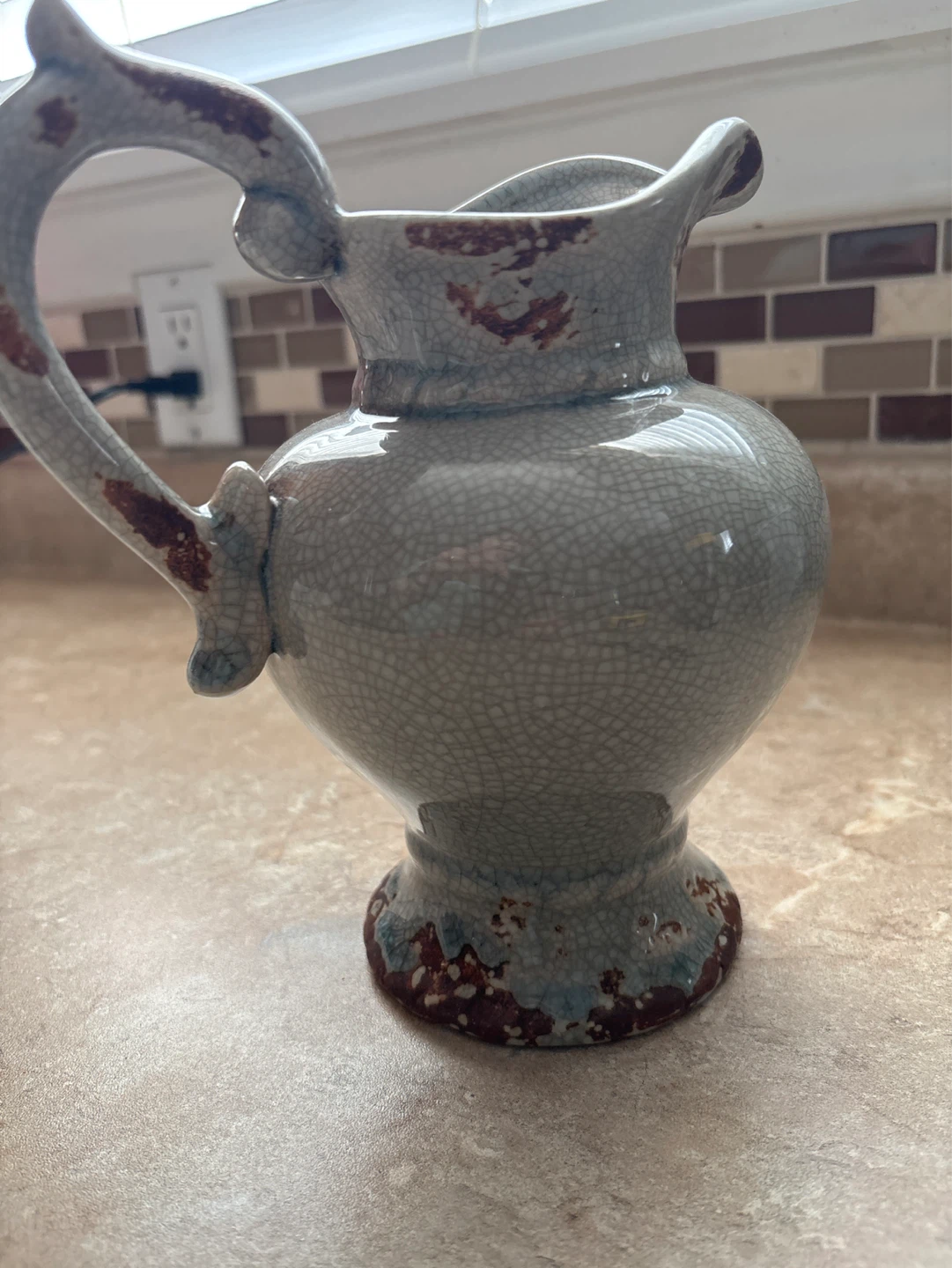 Decorative Ceramic Pitcher Vase - photo 2