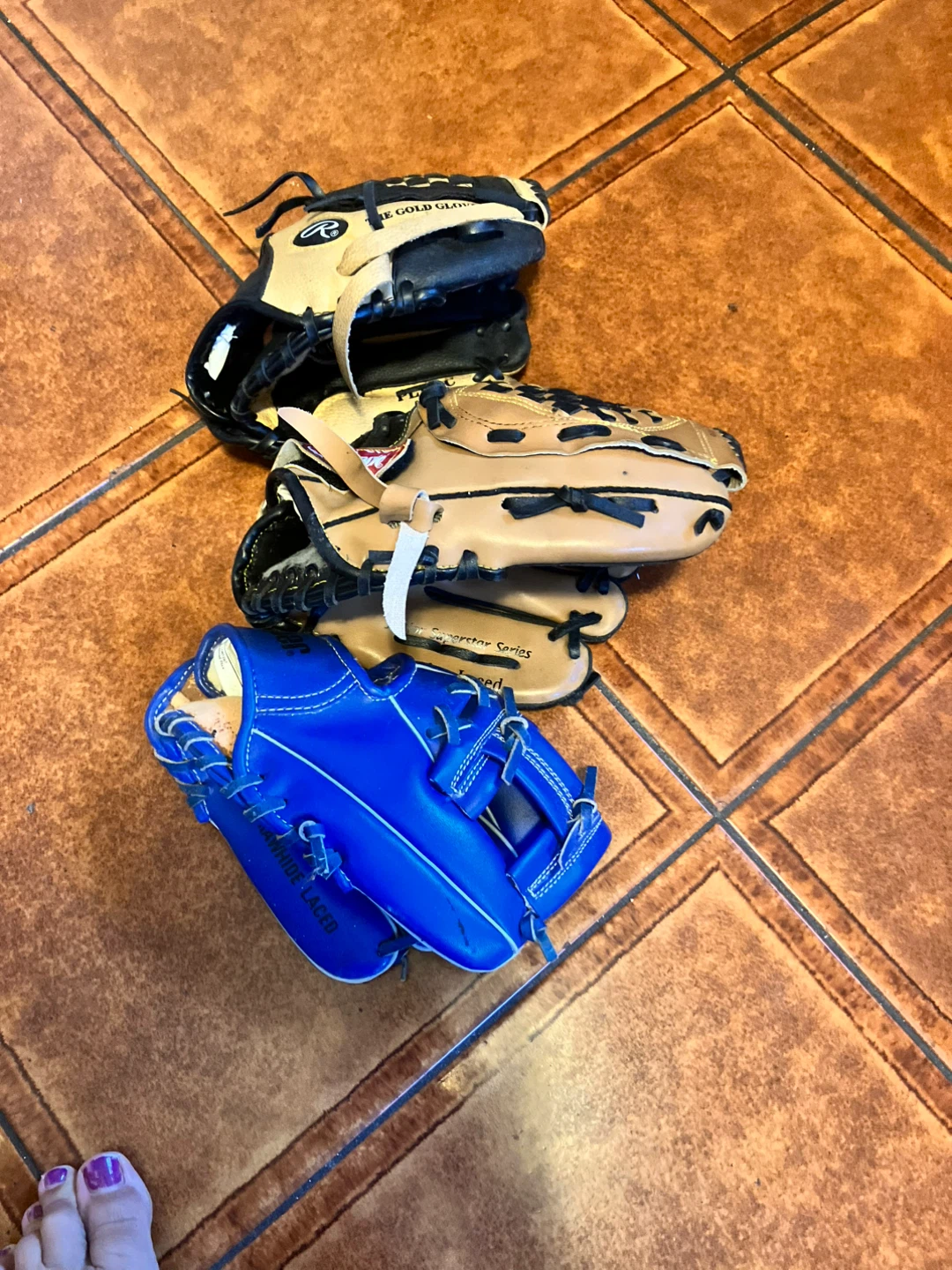 Rawlings Baseball Gloves (3-Pack)