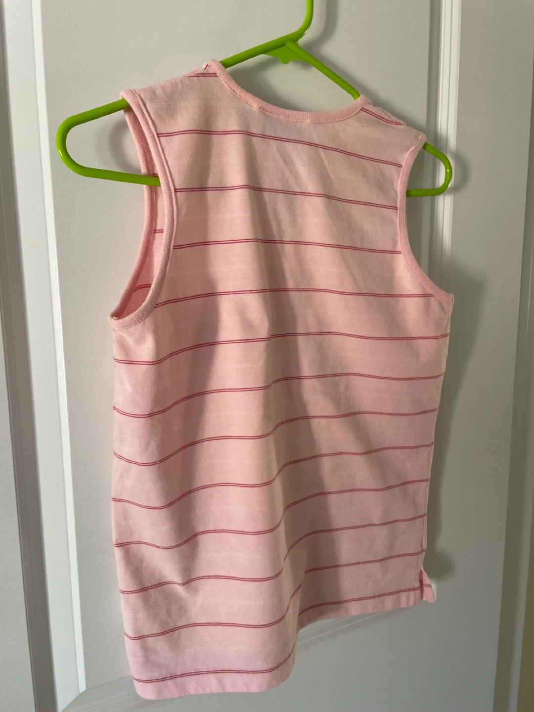 All Points Pink Striped Tank Top Size S - photo 3
