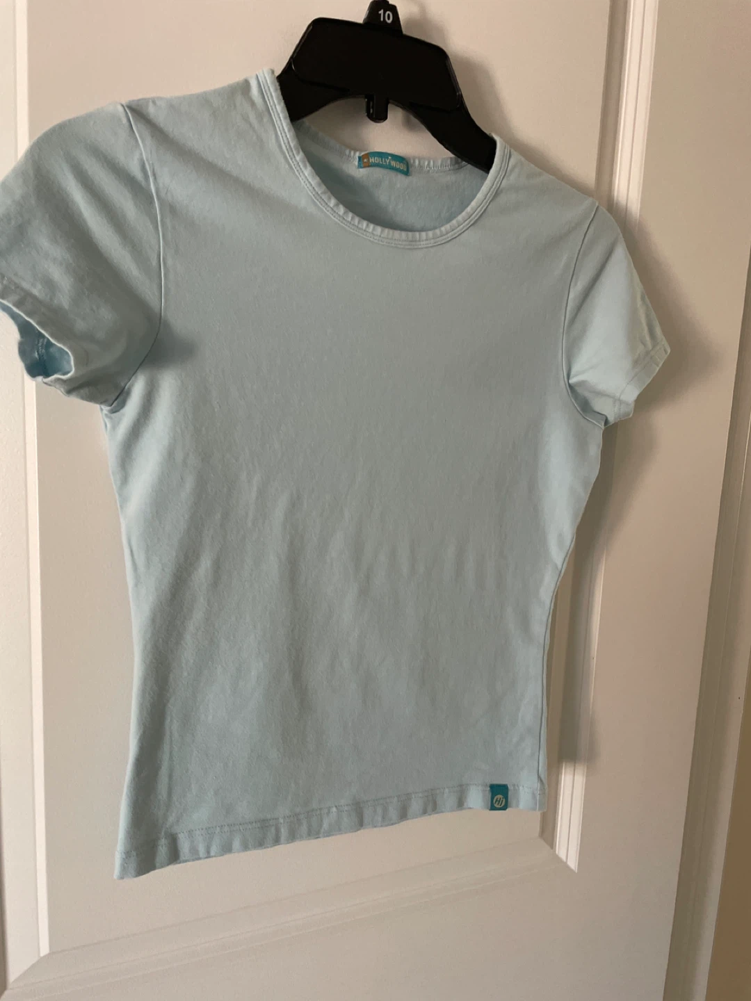 Hollywood Baby Tee - Light Blue