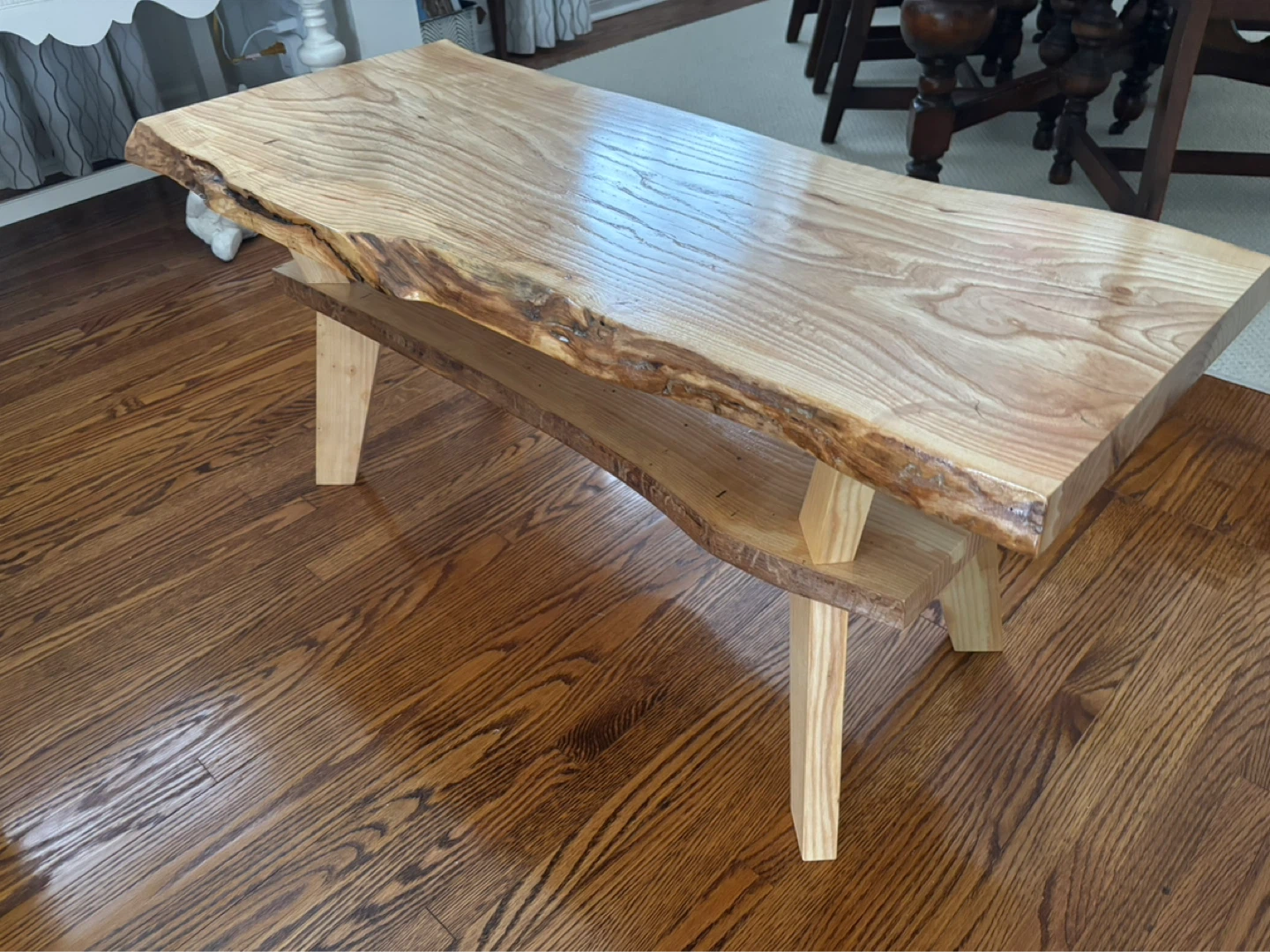 Live Edge Wood Coffee Table - photo 3