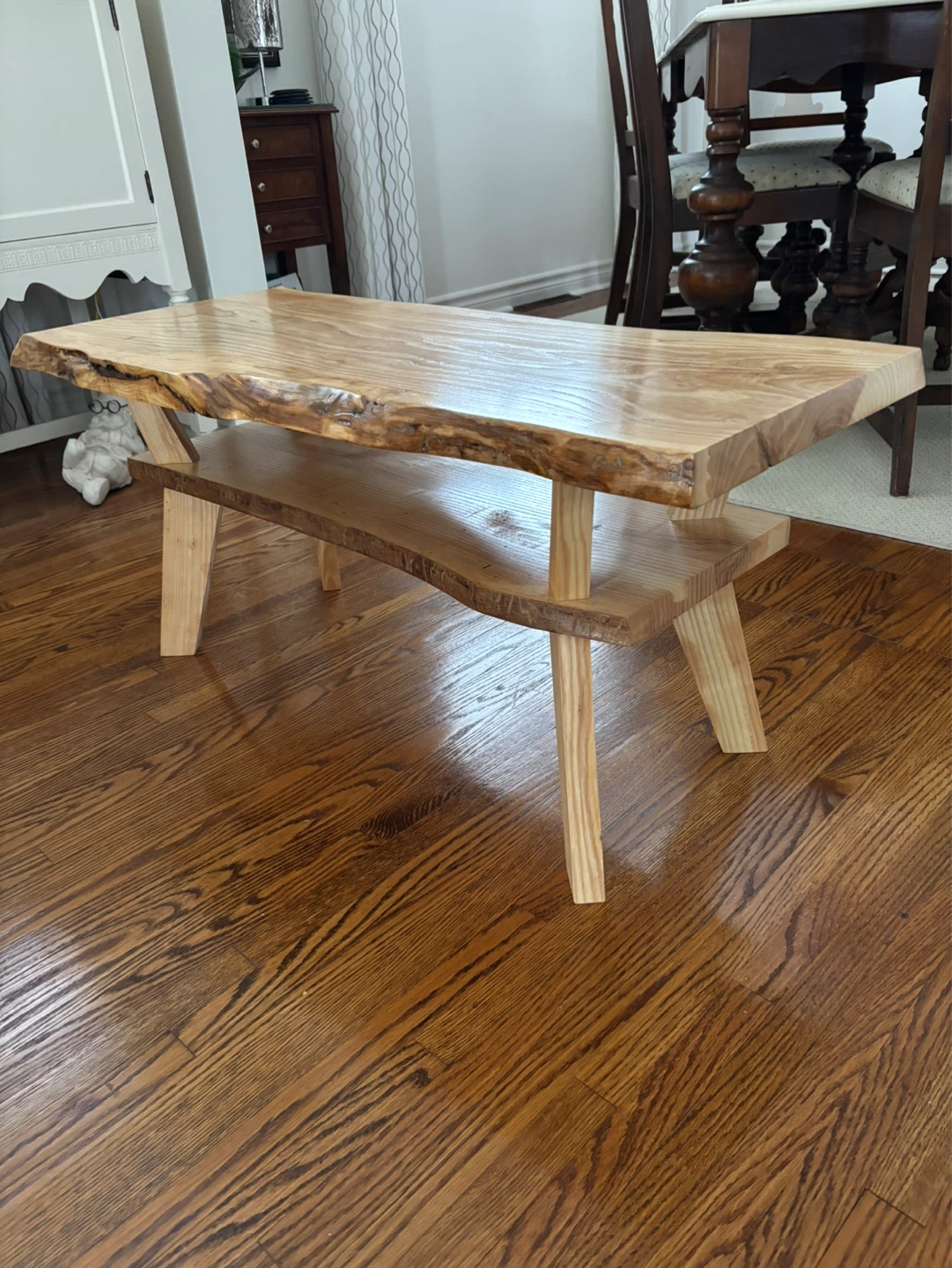 Live Edge Wood Coffee Table