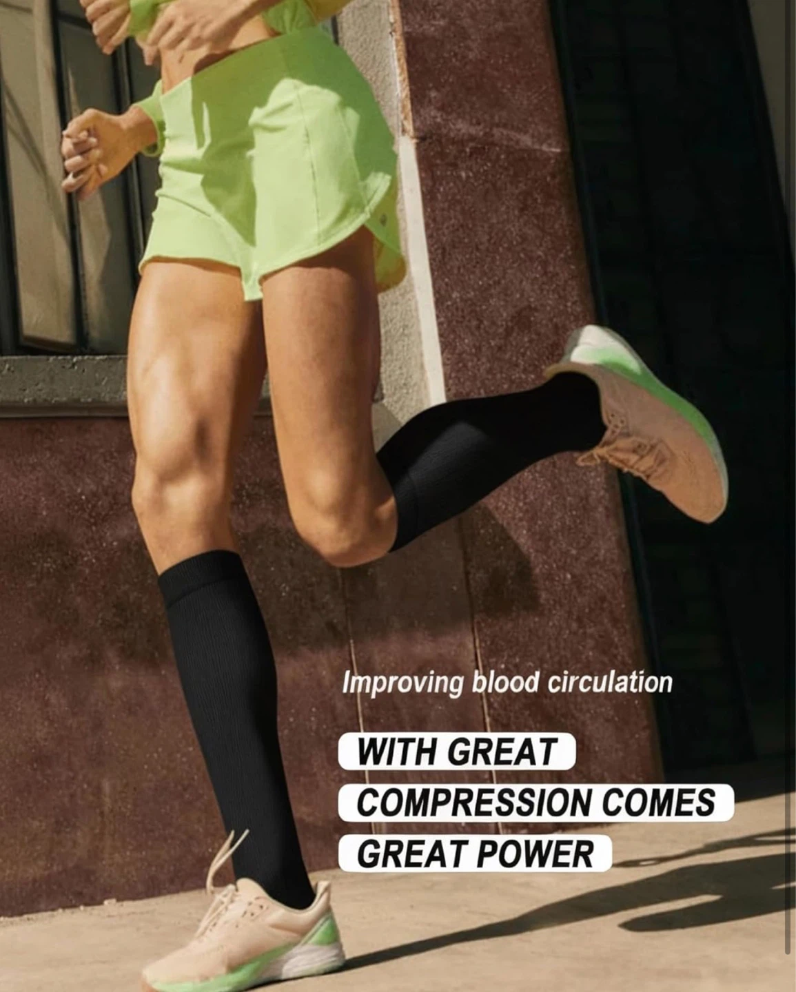 Black Compression Socks 4 Pairs - photo 4