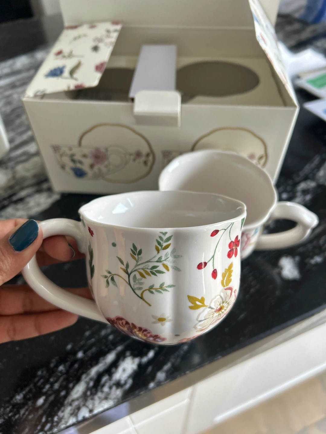 Indigo Tea Cups Set of 2 - photo 2
