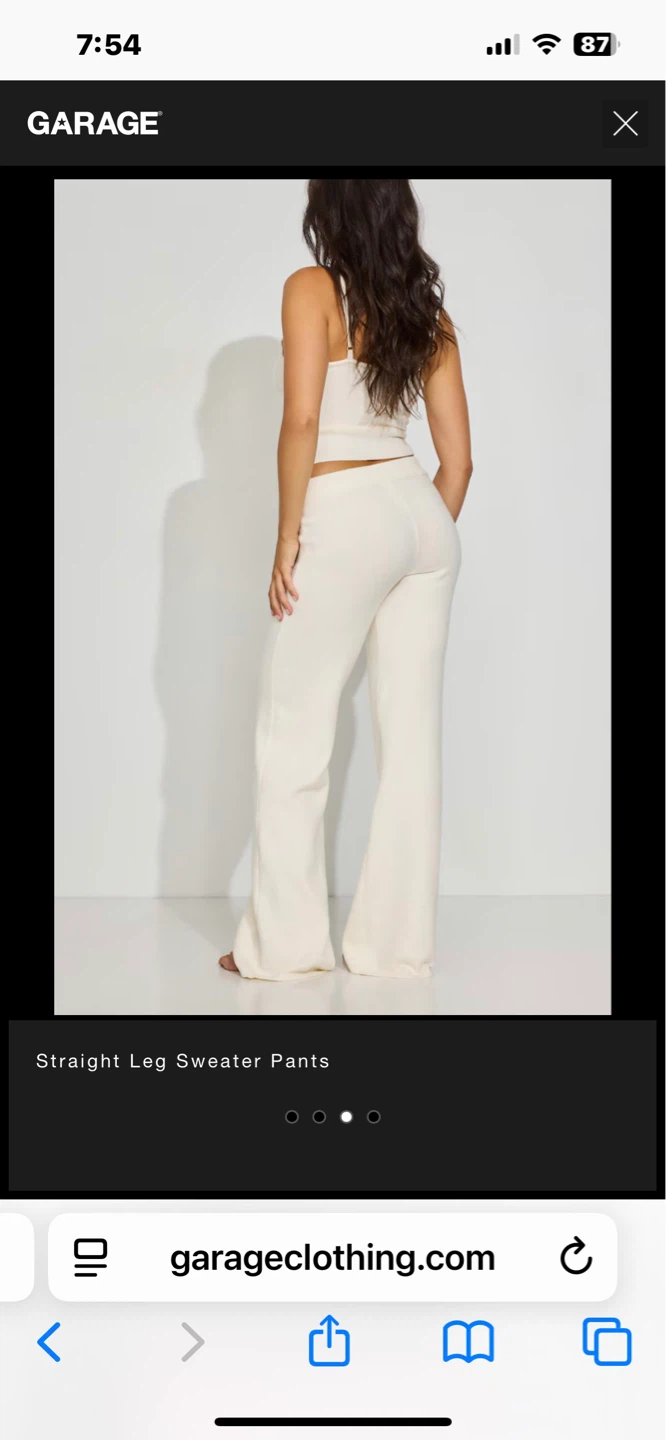 Garage Straight Leg Sweater Pants - photo 2