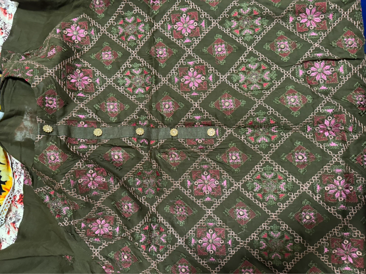 Embroidered Kurti Top