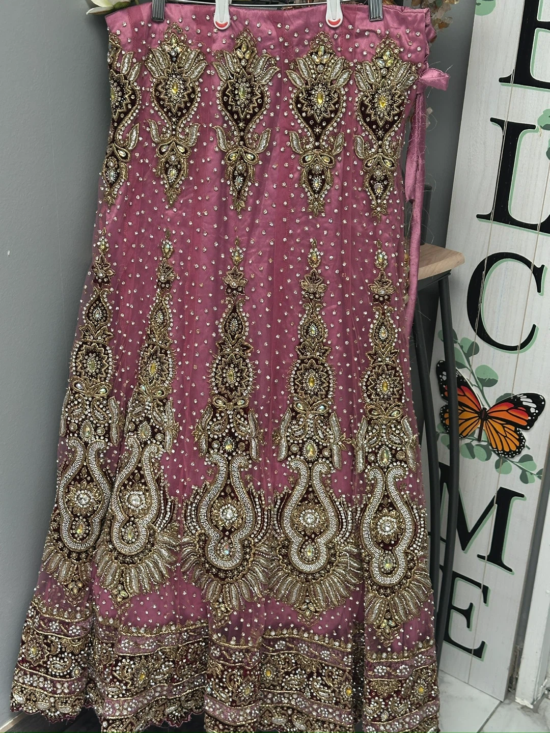 Indian Embroidered Lehenga Choli Dupatta Set - photo 4