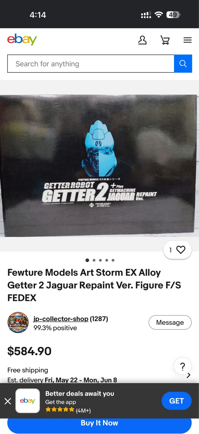 Fewture Models Getter Robot 2 Getterma-chine Jaguar