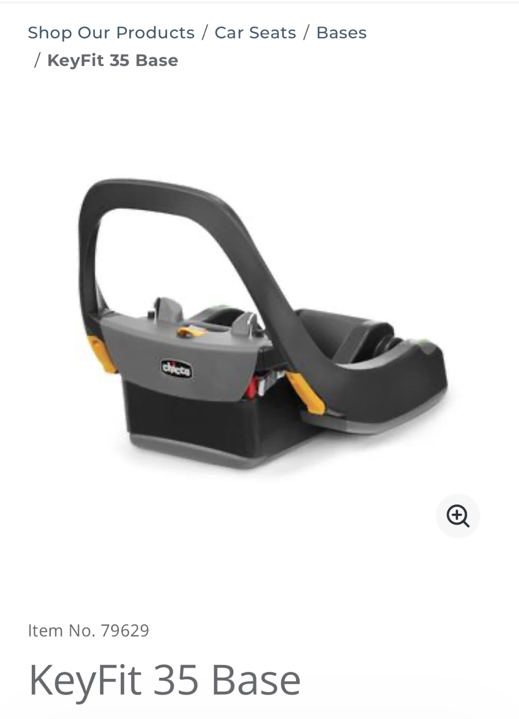 Chicco KeyFit 35 Infant Car Seat Base - photo 2
