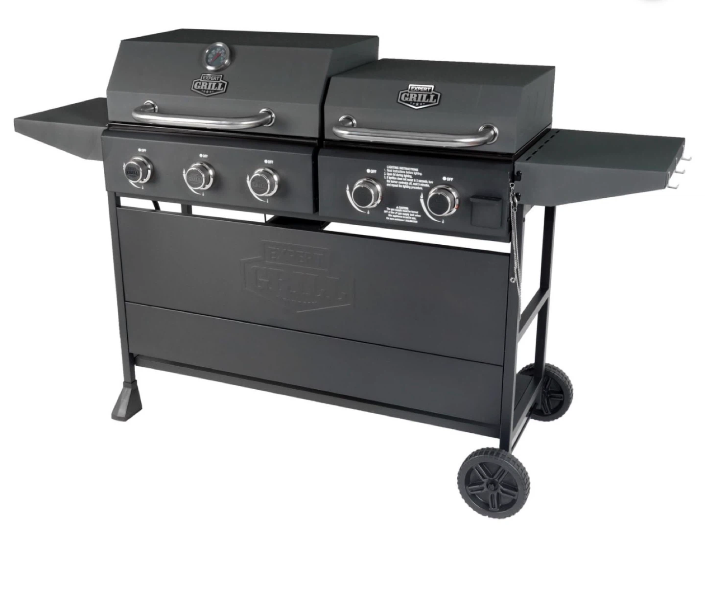 Brandnew GRILL 5-Burner Gas BBQ/Griddle Combo Grill - photo 4