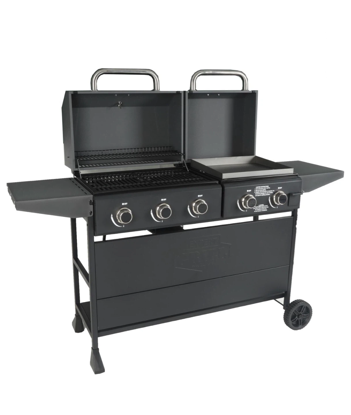Brandnew GRILL 5-Burner Gas BBQ/Griddle Combo Grill