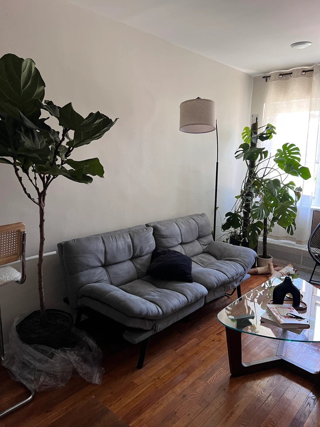 Grey Futon Sofa Bed