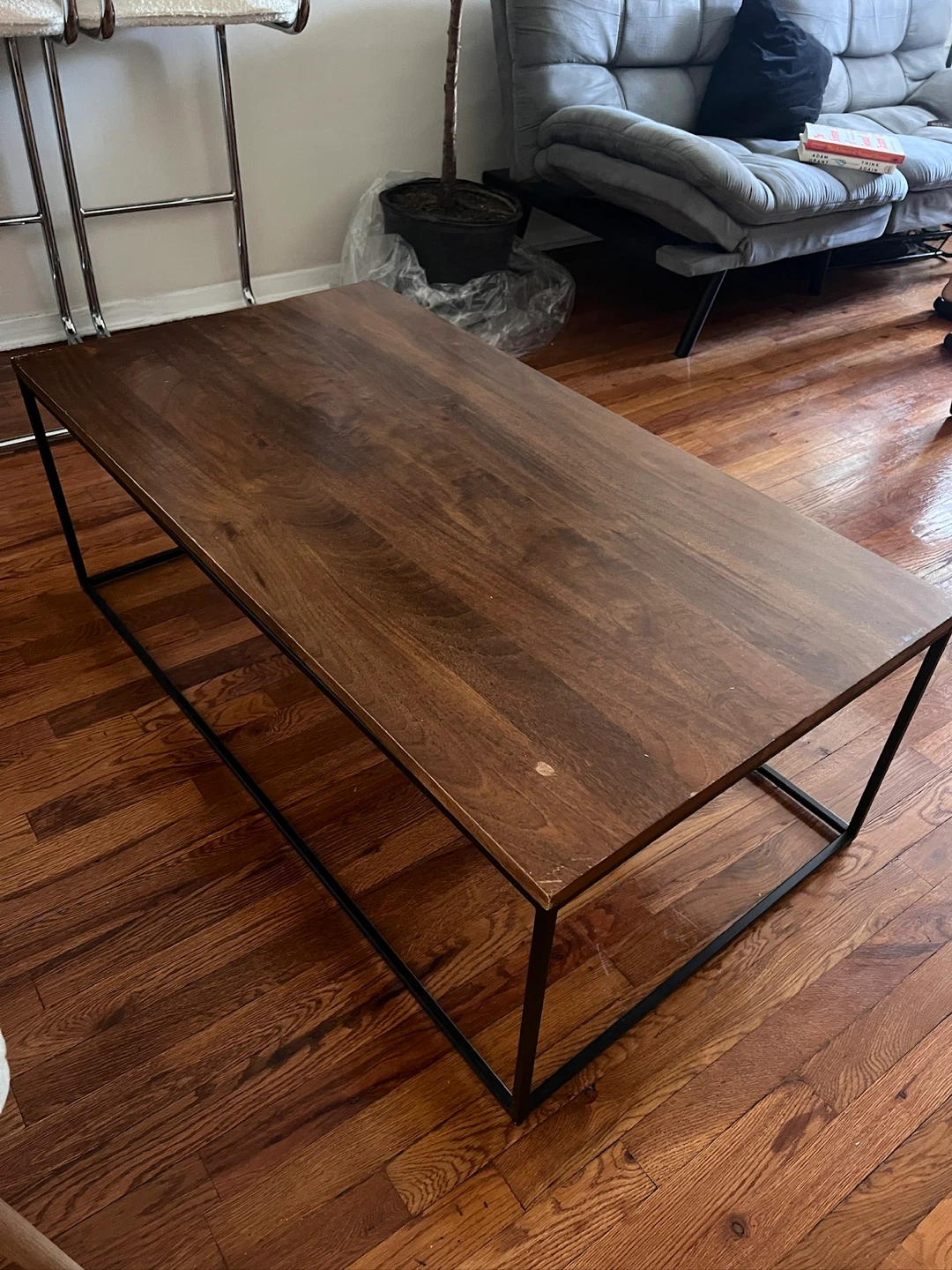 Surya Surya Modern Dark Brown Wood Top Coffee Table