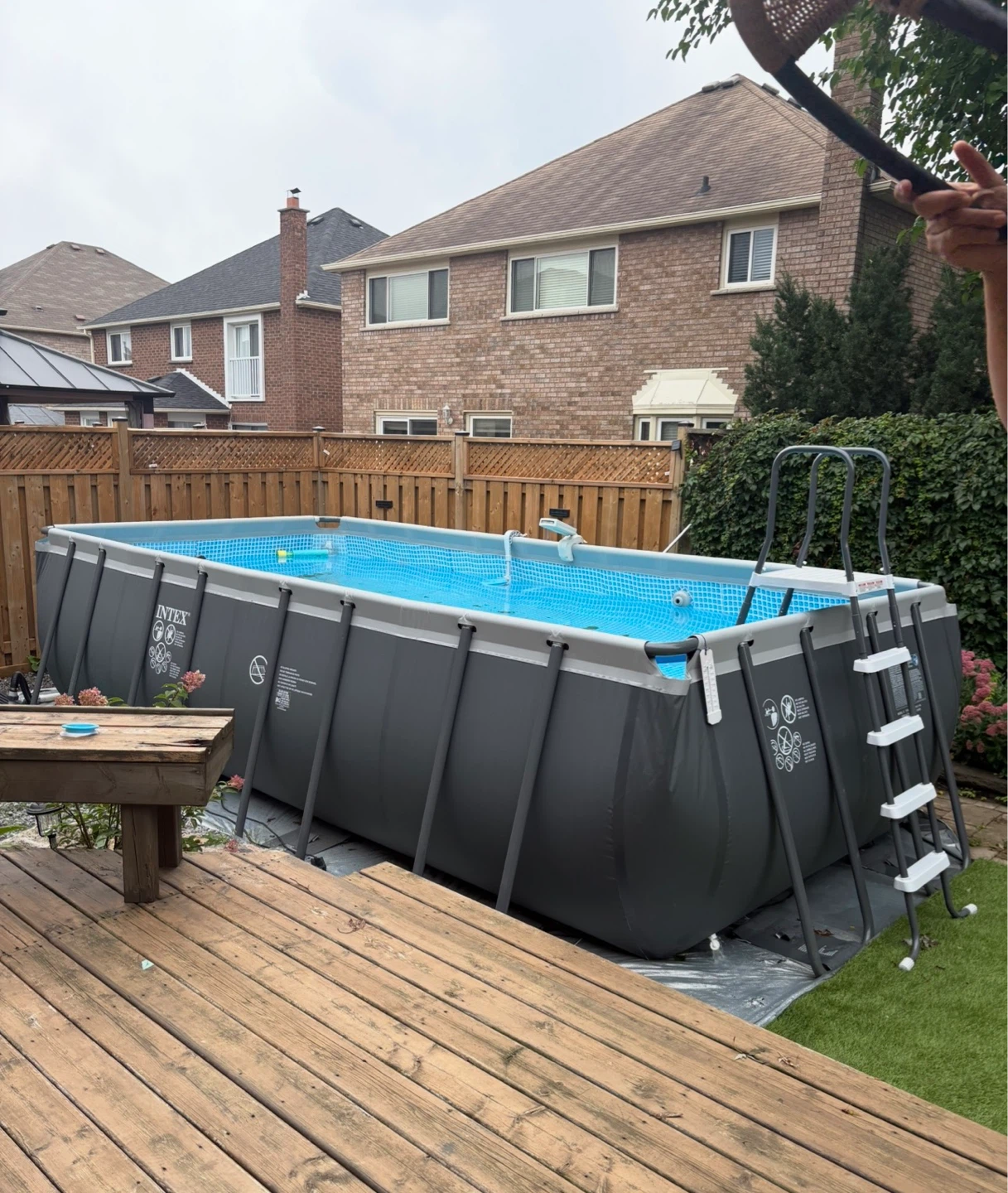 Intex Rectangular Pool with Filter Pump & Ladder - photo 2
