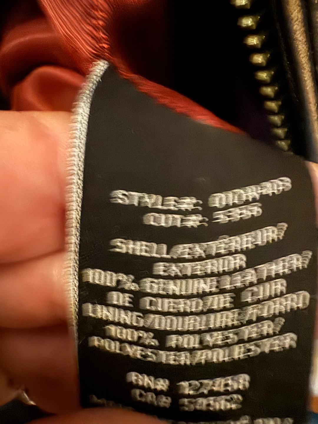 Leather Jacket with Skull & Crossbones - photo 3