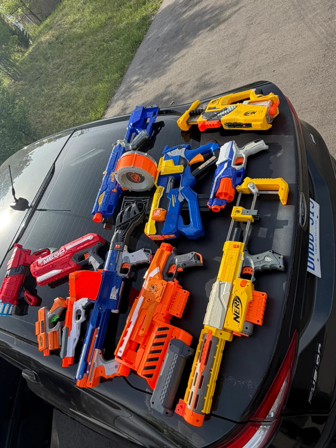 Assorted Nerf Blasters