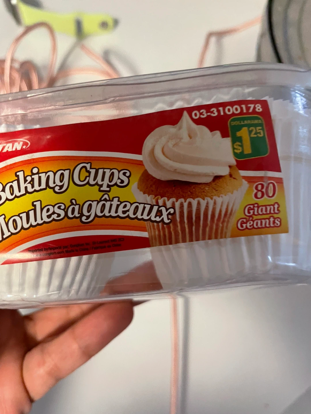 Titan Baking Cups - 80 Giant