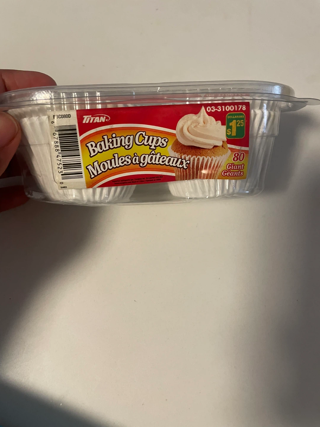 Titan Baking Cups - 80 Giant - photo 3