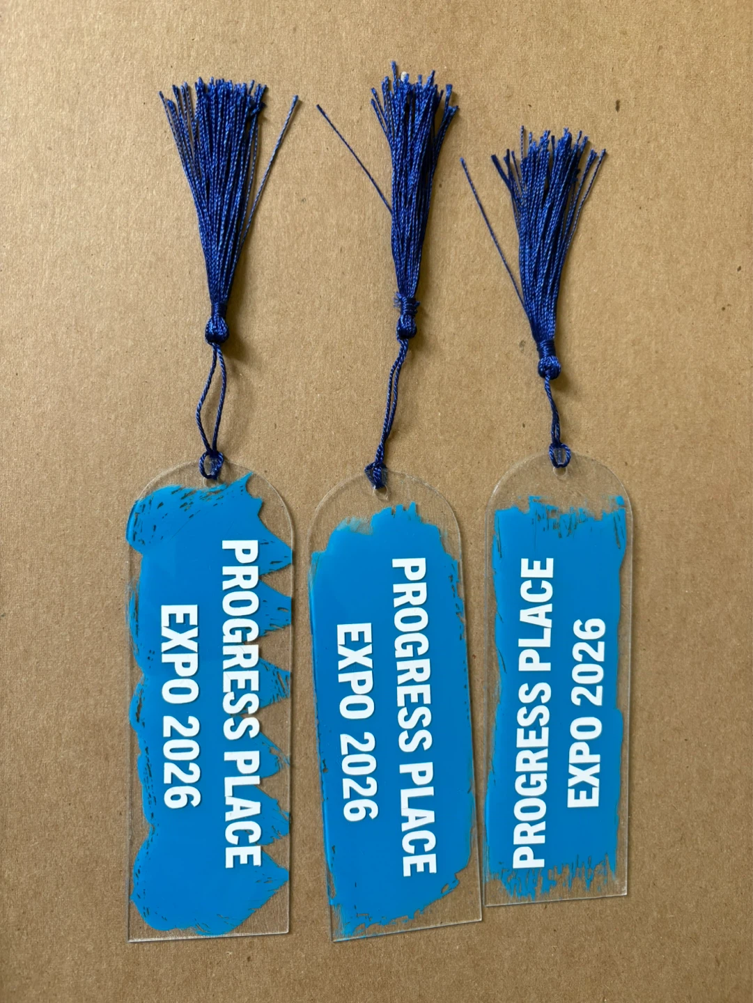 Set of 3 Progress Place Expo 2026 Bookmarks
