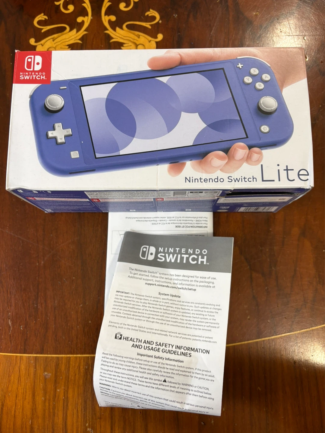 Nintendo Switch Lite - Blue BOX ONLY
